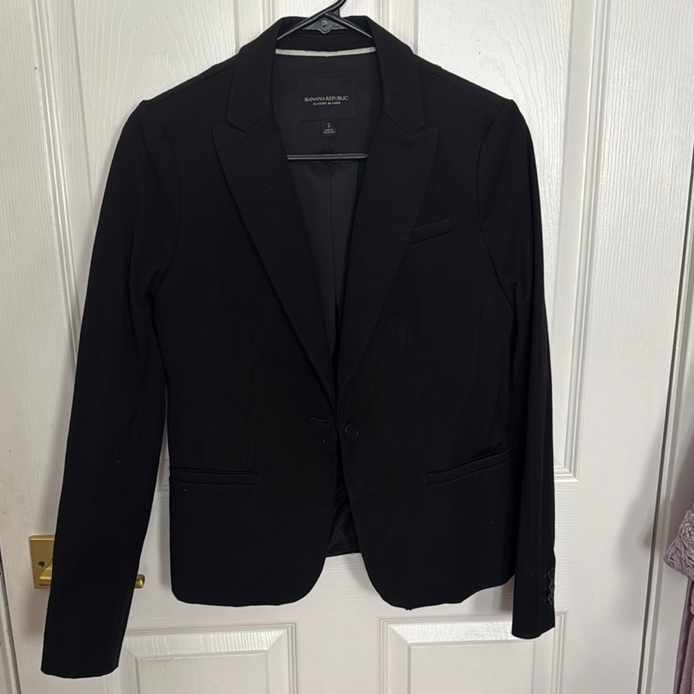 Black Blazer by Banana Republic